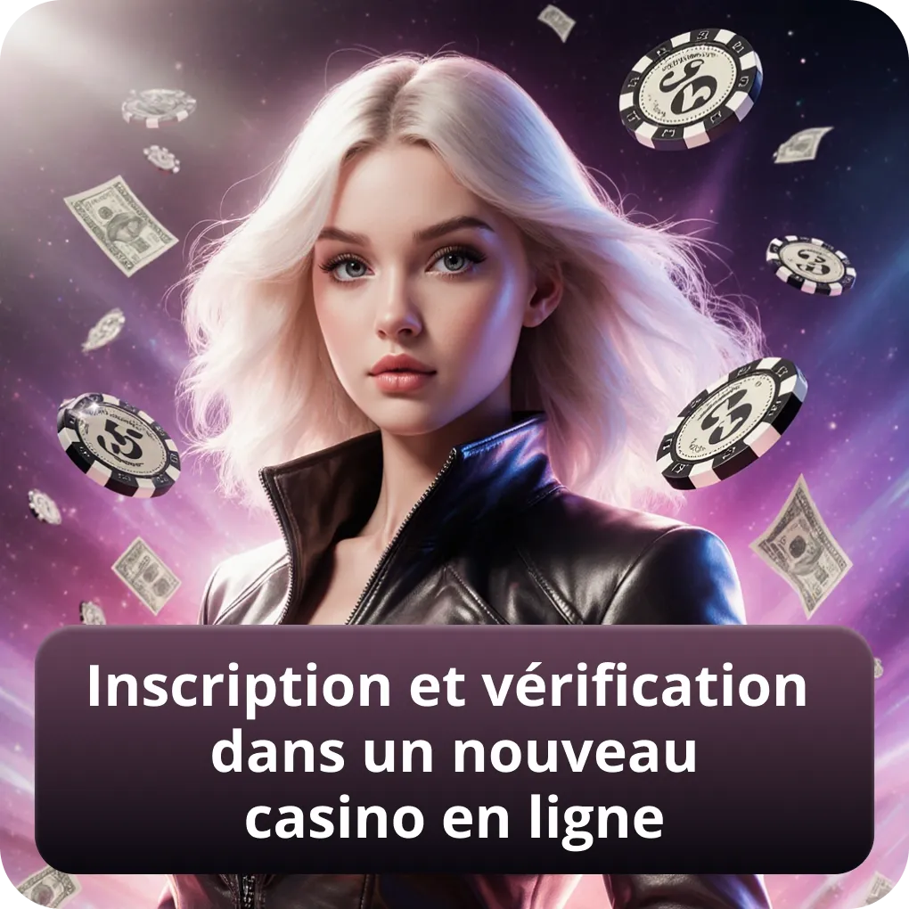 Inscription et vérification de compte dans un nouveau casino en ligne