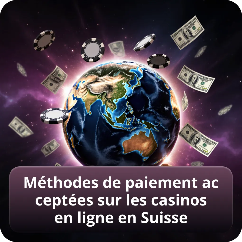 Moyens de paiement disponibles sur les casinos en ligne en Suisse