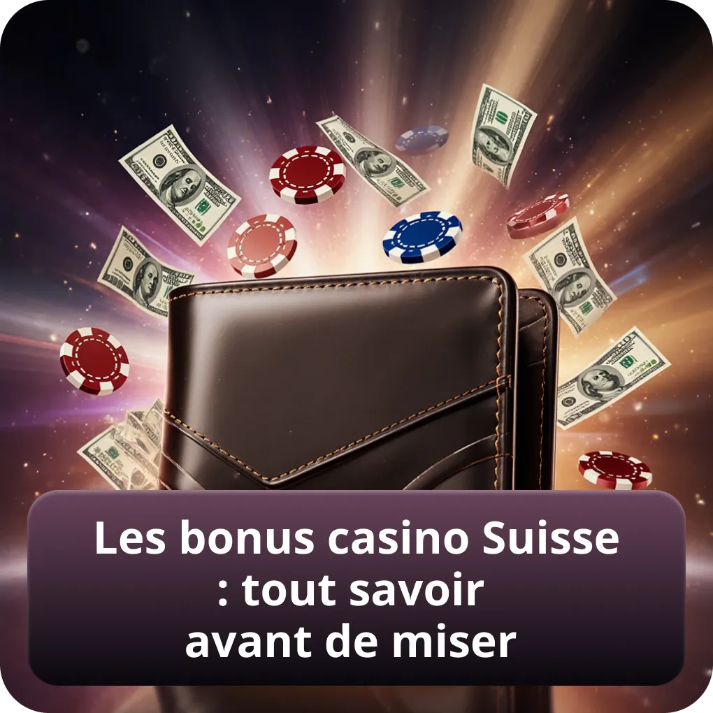 Les bonus de casino en Suisse : ce qu'il faut savoir avant de miser