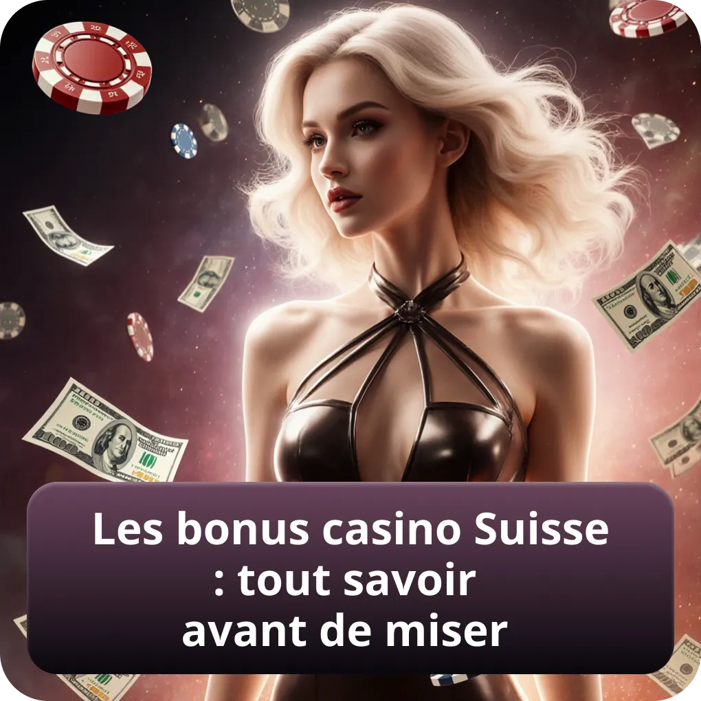 Bonus casino en Suisse : conseils avant de miser